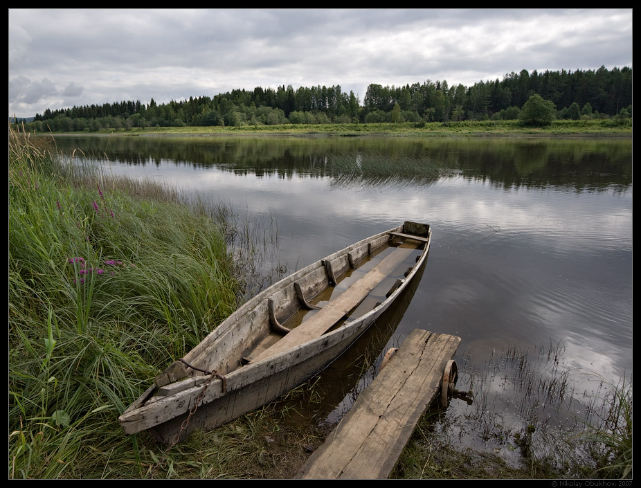 photo "A Boat / 0176_0068" tags: landscape, summer, water