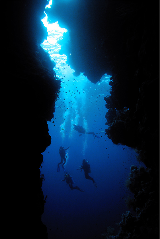 фото "Пещера на Ras Za'atar" метки: подводные, путешествия, 