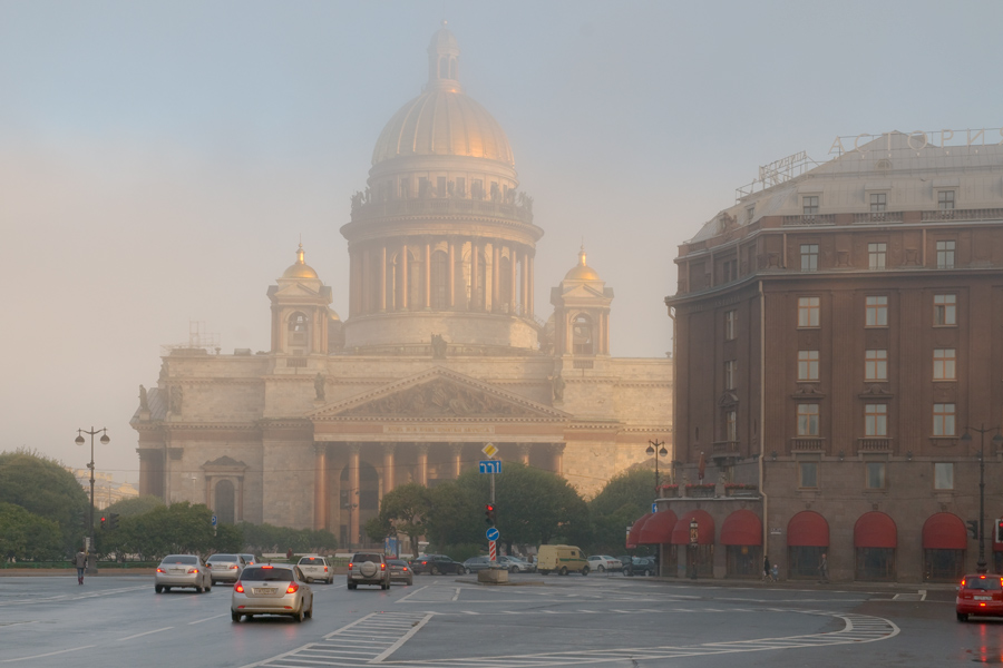 фото "Туман" метки: архитектура, пейзаж, 