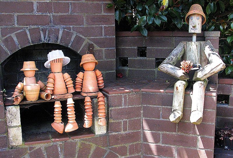 photo "The flowerpot men" tags: humor, still life, 