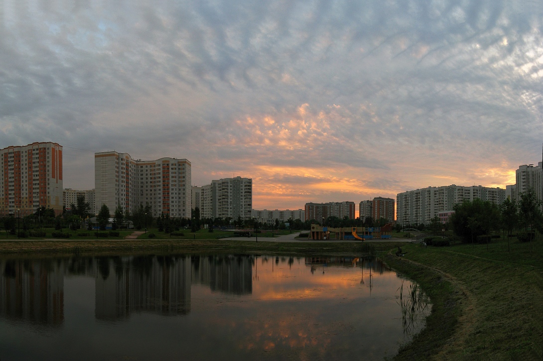 photo "About sunrise fishing" tags: landscape, panoramic, sunset