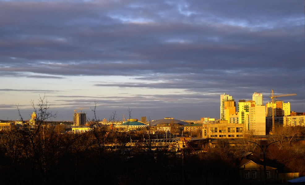 фото "Рассвет, осень" метки: город, 