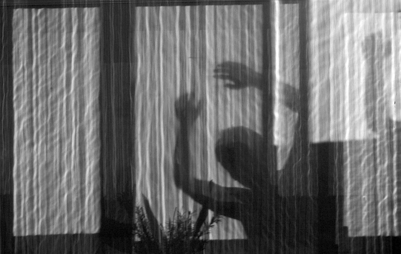 photo "On arriving dreams, or attempt to shadow self-portrait" tags: black&white, portrait, 