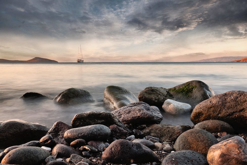 фото "ghost ship" метки: пейзаж, вода, закат