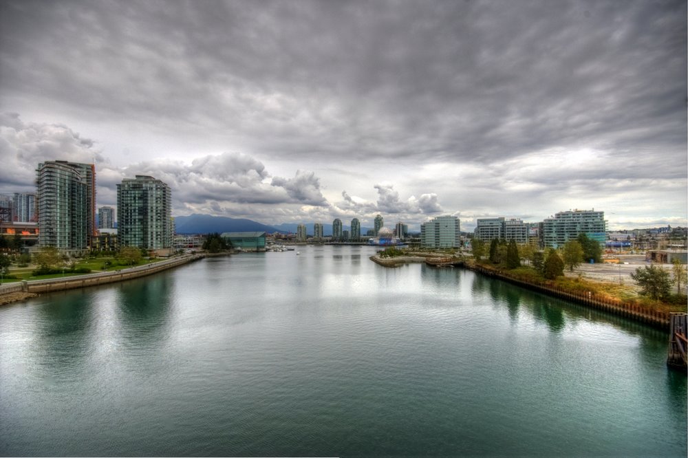 photo "Clouds over False Creek" tags: landscape, travel, North America, water