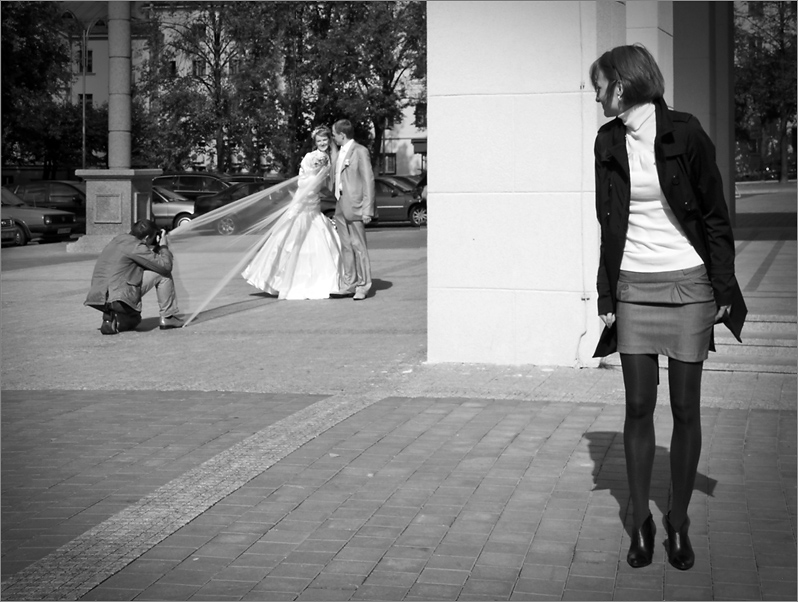 фото "История одной свадебной фоты" метки: жанр, черно-белые, 