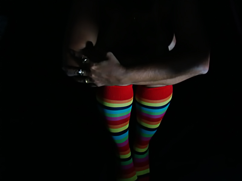 photo "Socks in the dark" tags: nude, 