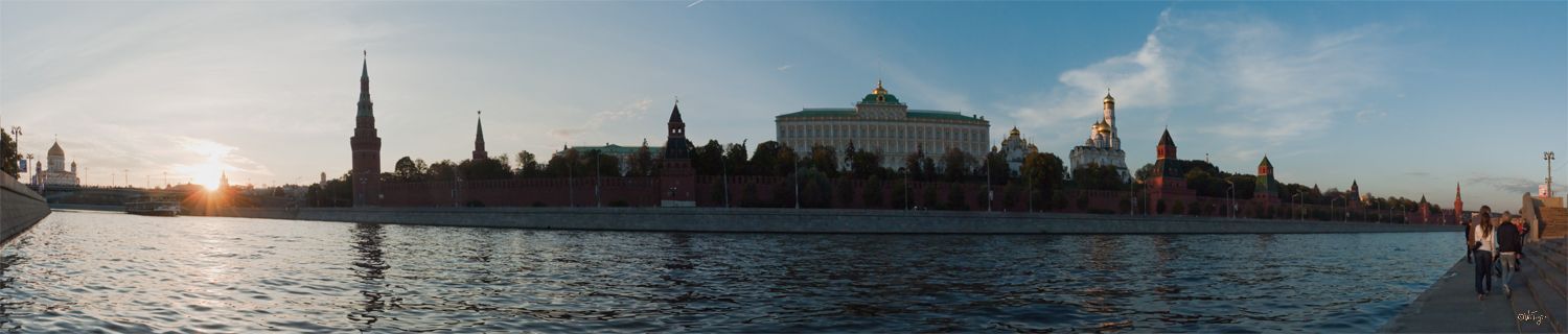 photo "Autumn evening in the Kremlin" tags: city, panoramic, 