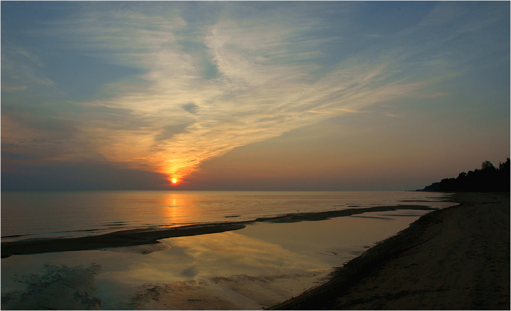 photo "Ladoga Lake 08:08:38" tags: landscape, sunset