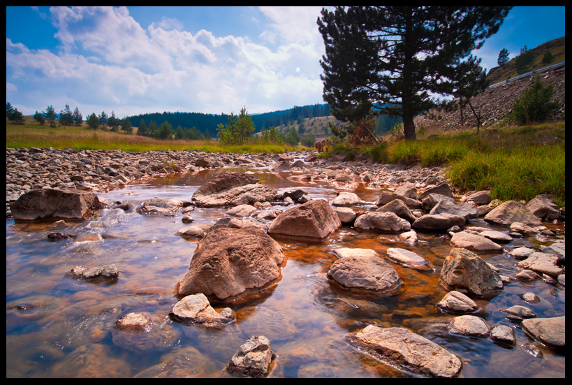 фото "Calm mountain river" метки: пейзаж, горы, лето