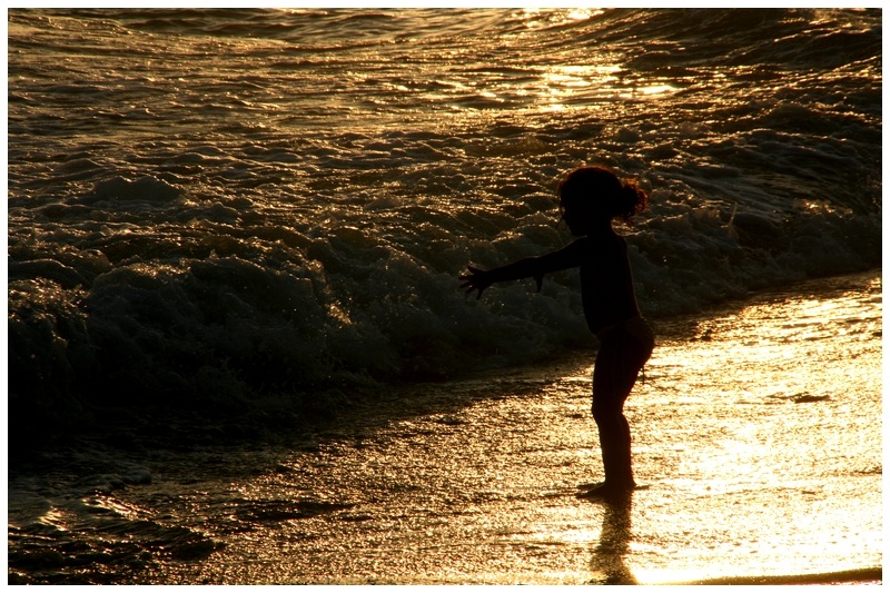 photo "Sorceress" tags: landscape, portrait, children, sunset