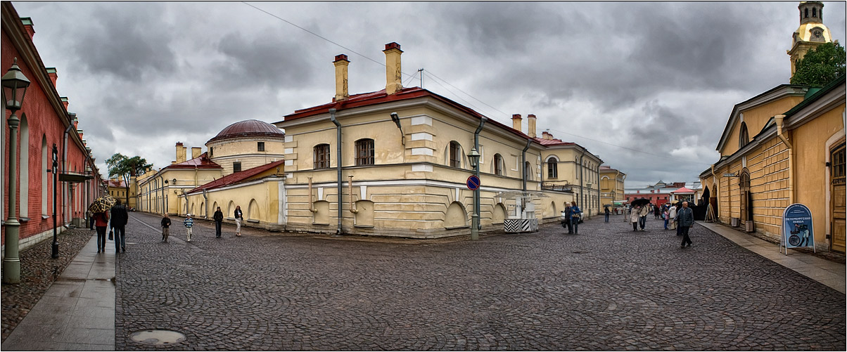 фото "Территория Монетного двора со стороны Екатерининской  куртины." метки: архитектура, город, пейзаж, 