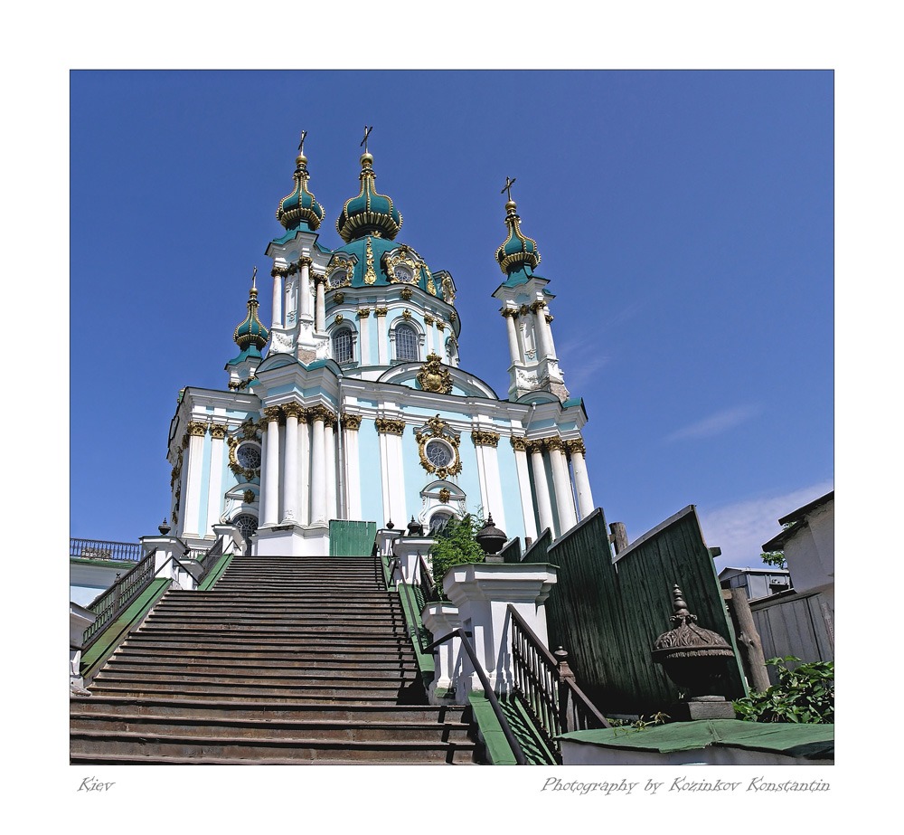 фото "Андреевская церковь (Ракурс №1)" метки: путешествия, архитектура, пейзаж, Европа