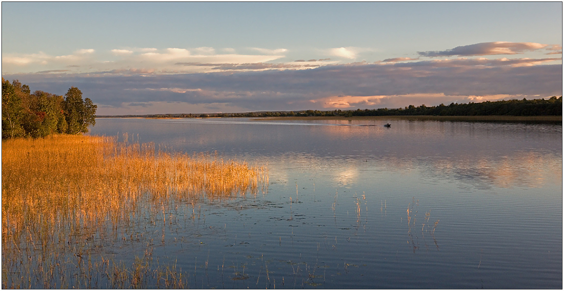 photo "Colors of September evening" tags: landscape, autumn, water