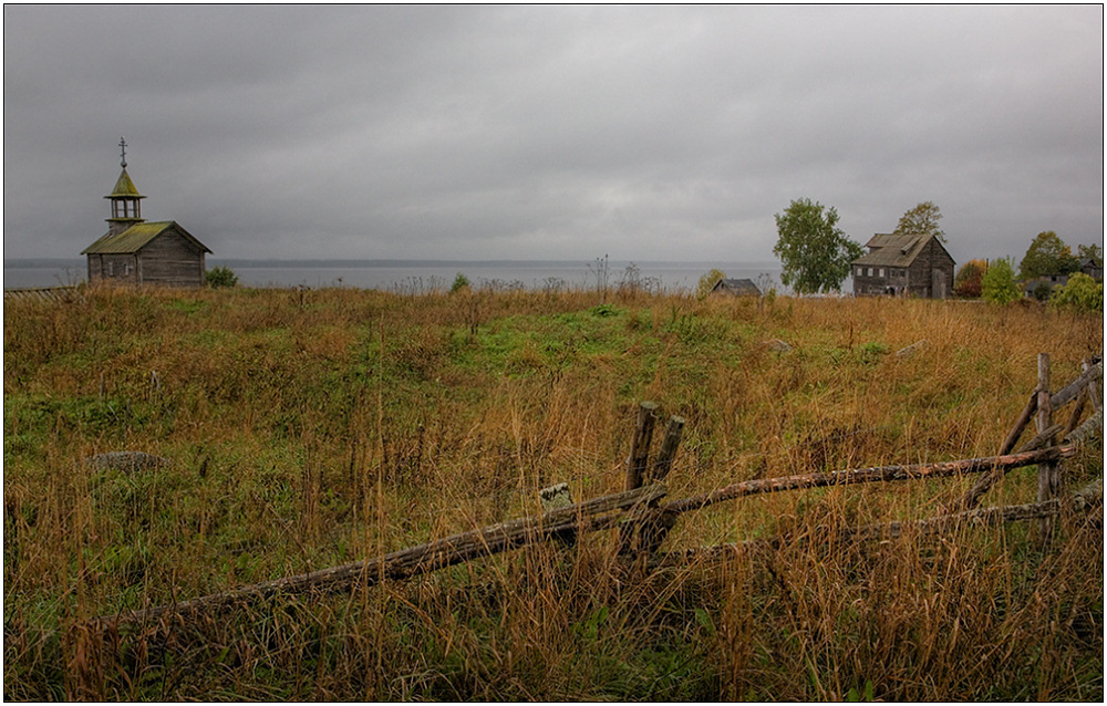 photo "Cloudy day in Onega" tags: landscape, travel, Europe, autumn