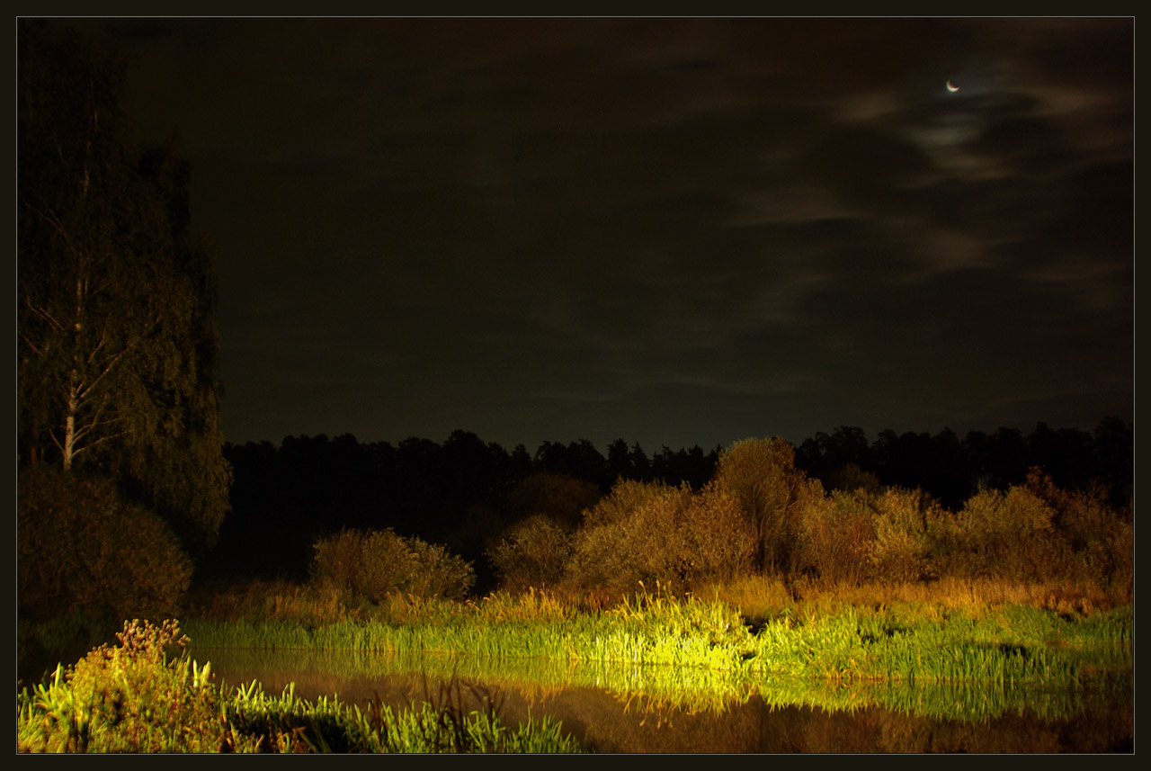 photo "Night. The moon... As in studio" tags: landscape, travel, Europe, night