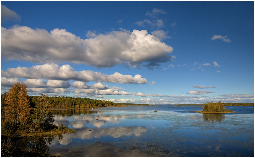 photo "Firth of Segeja" tags: landscape, clouds, water