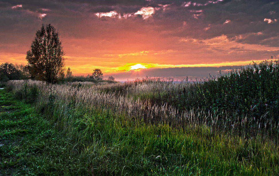 photo "***" tags: landscape, autumn, sunset