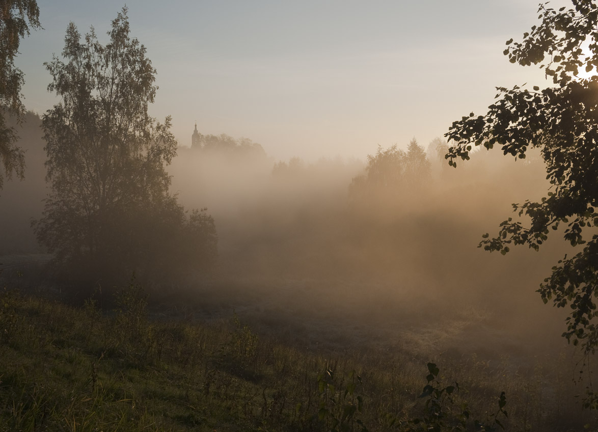 photo "At dawn" tags: landscape, sunset