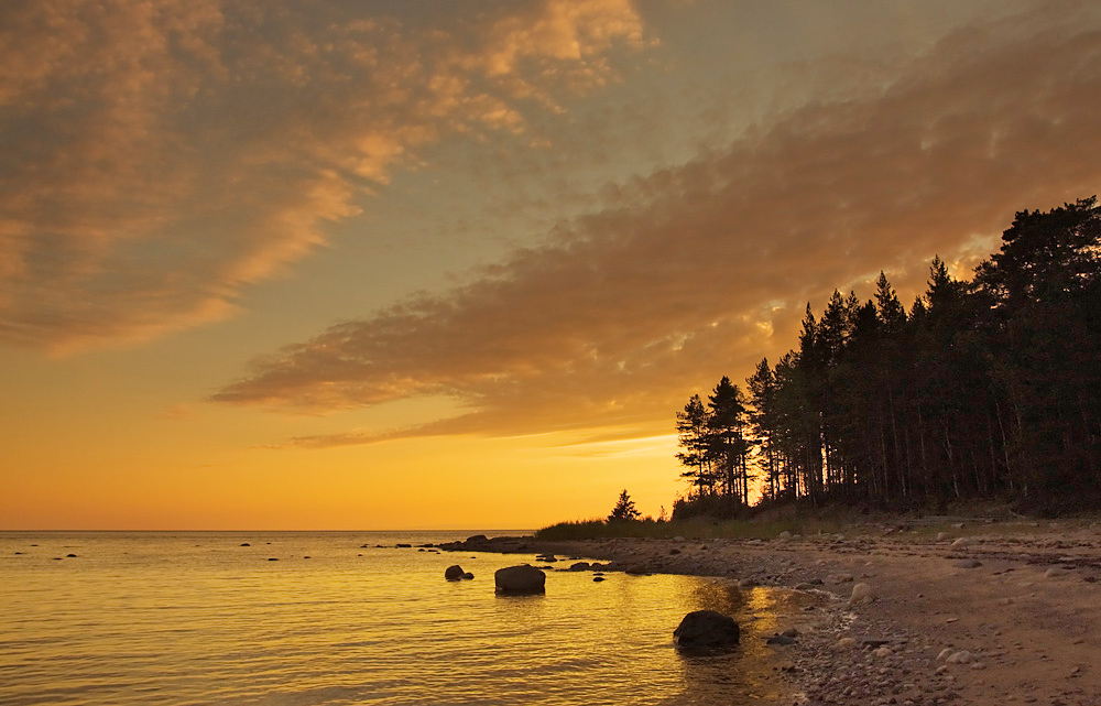 photo "На вечерней зорьке" tags: landscape, sunset