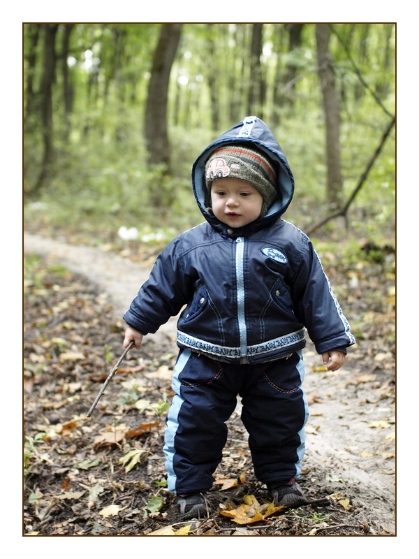 photo "Егорка в лесу" tags: portrait, genre, children