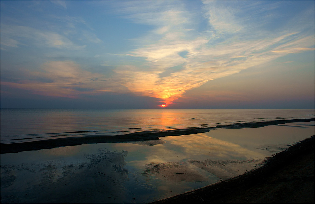 photo "Lake Ladoga 08.04.11" tags: landscape, sunset