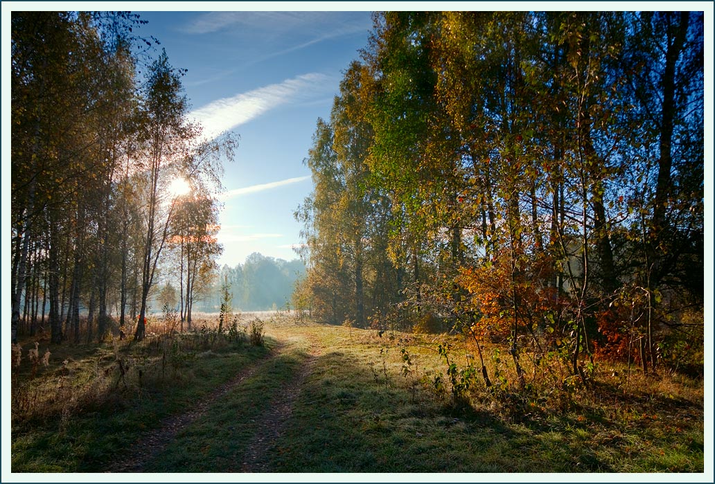 фото "Холодный рассвет" метки: пейзаж, закат, осень