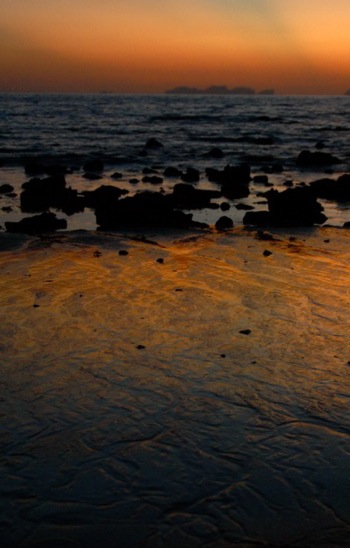 фото "the touch oF Tide" метки: путешествия, пейзаж, закат