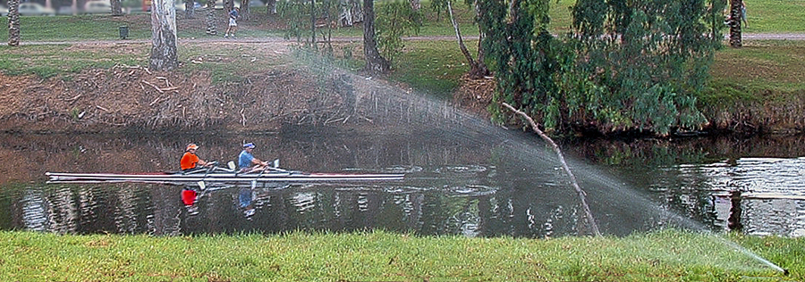 photo "due the water curtain" tags: sport, 