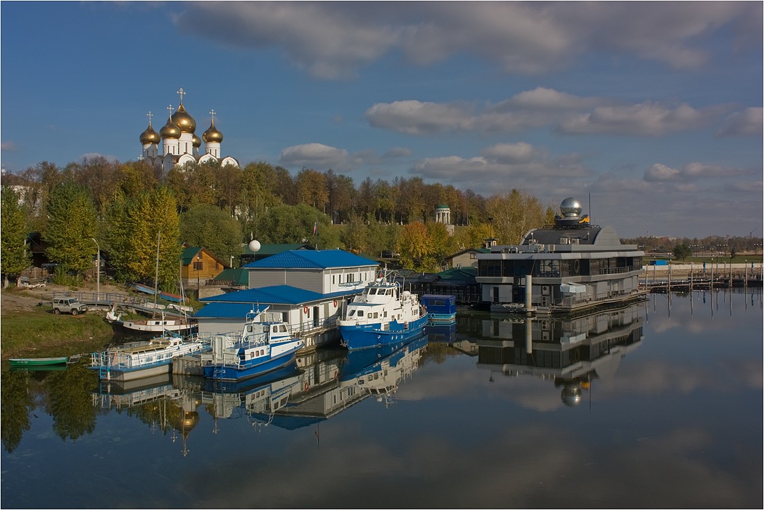 фото "***" метки: пейзаж, архитектура, город, Ярославль, вода, здание, корабль, отражения, река