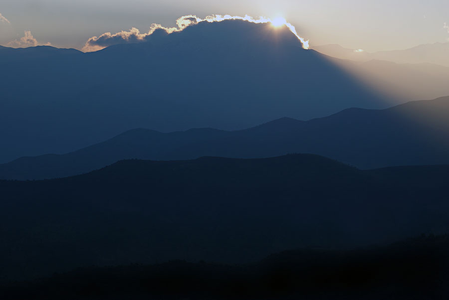 фото "Восход в горах Чимгана" метки: пейзаж, горы, закат