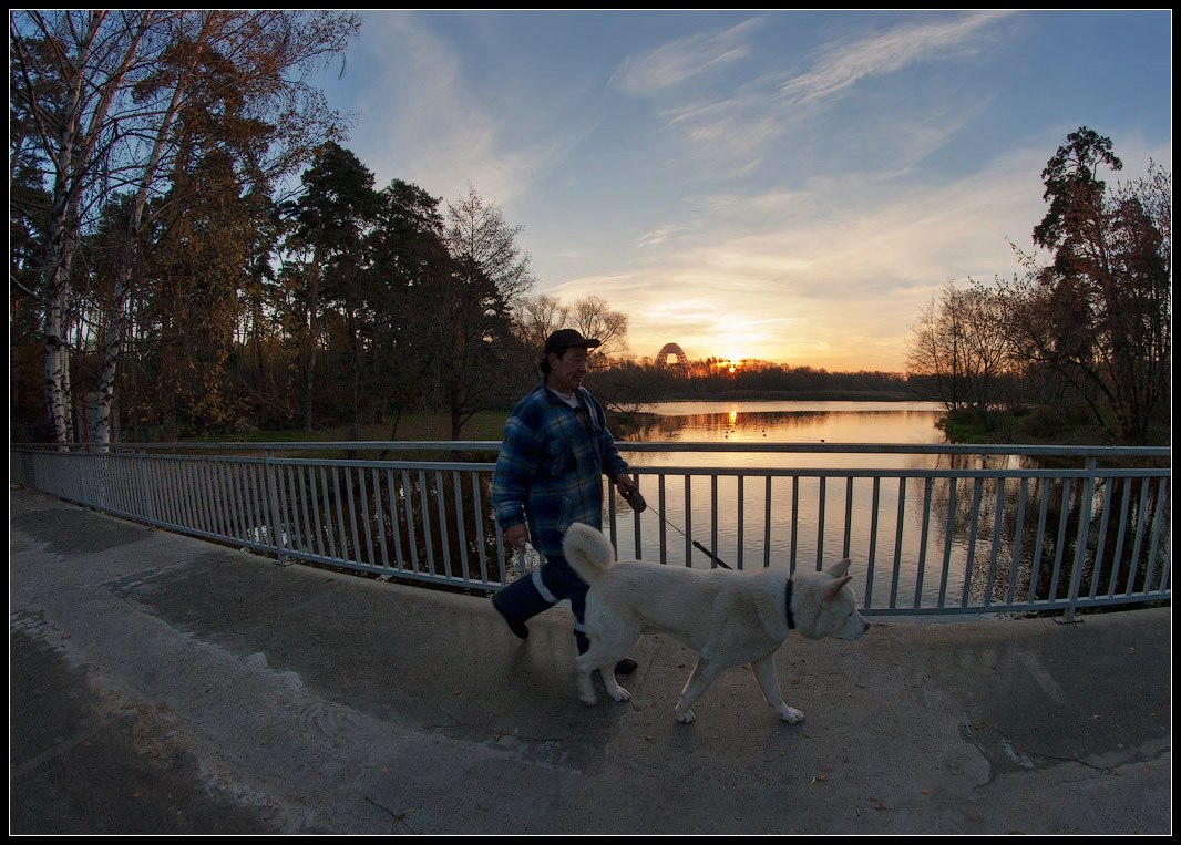 photo "Morning Meeting" tags: genre, landscape, sunset