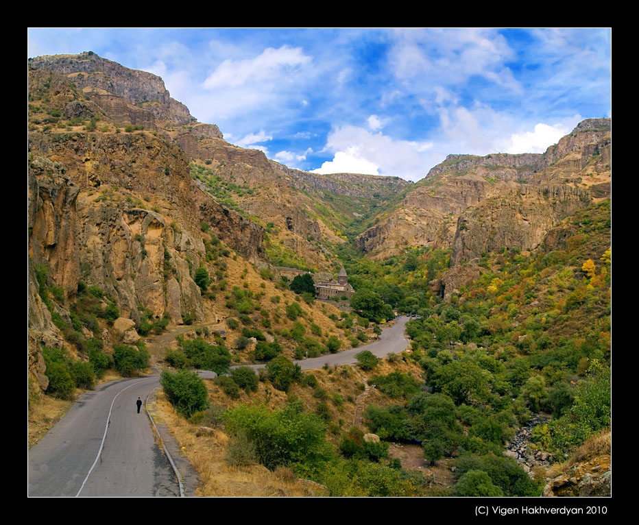 photo "Geghard at autumn" tags: landscape, travel, mountains