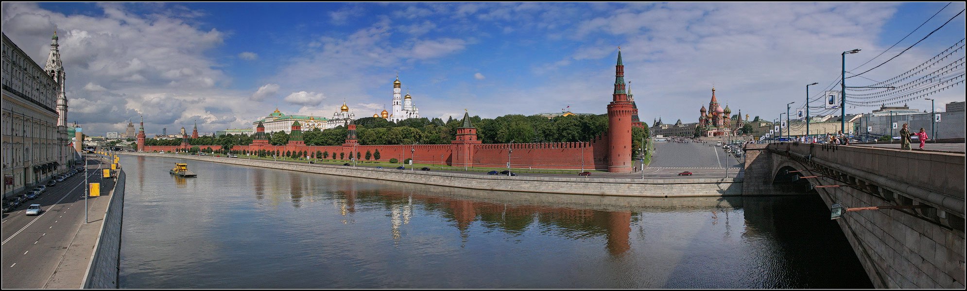 photo "Moscow panorama. Move the photo for full view" tags: architecture, panoramic, landscape, 