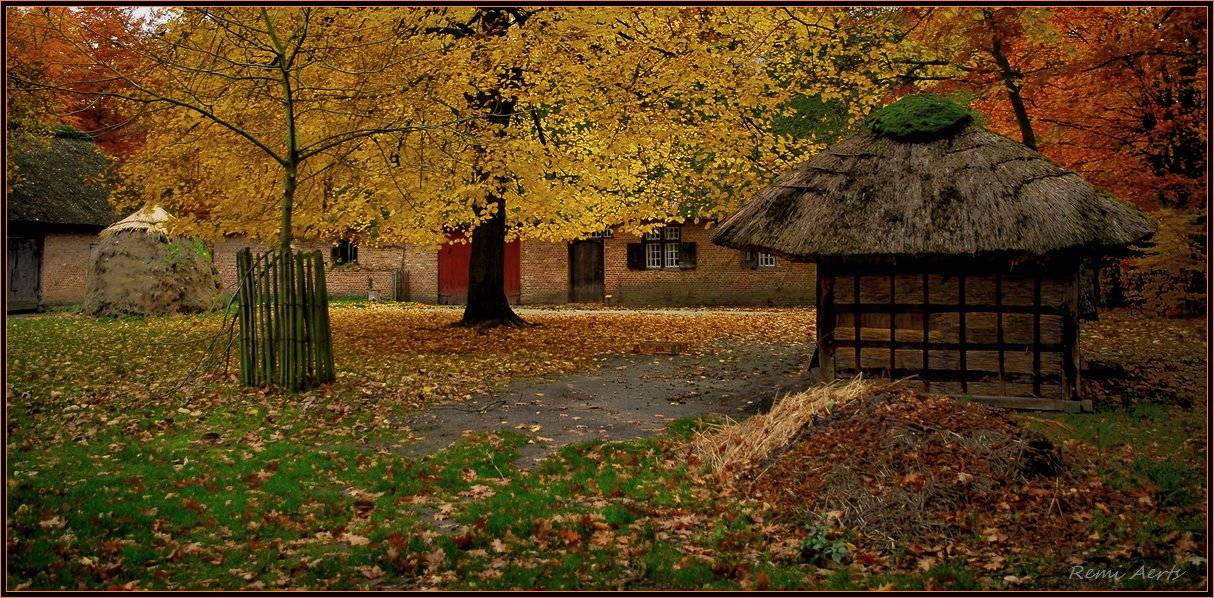 photo "openluchtmuseum Bokrijk Genk" tags: landscape, architecture, autumn