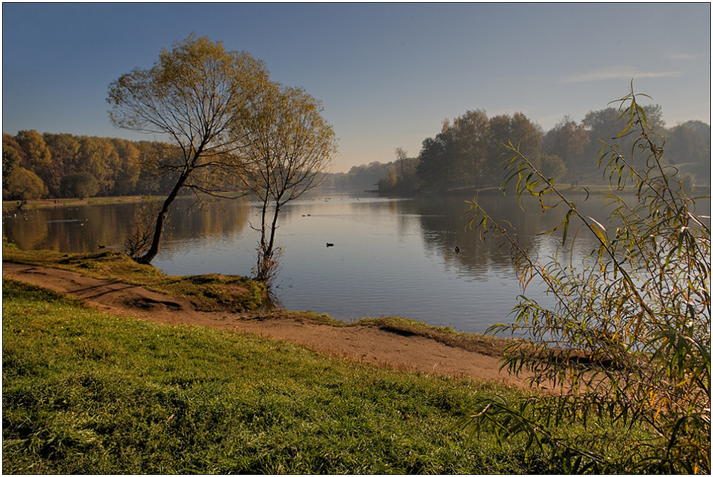 photo "Morning haze" tags: landscape, autumn, water