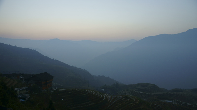 photo "Dusk, beauty LONGJI Terraced Fields" tags: travel, landscape, Asia, sunset
