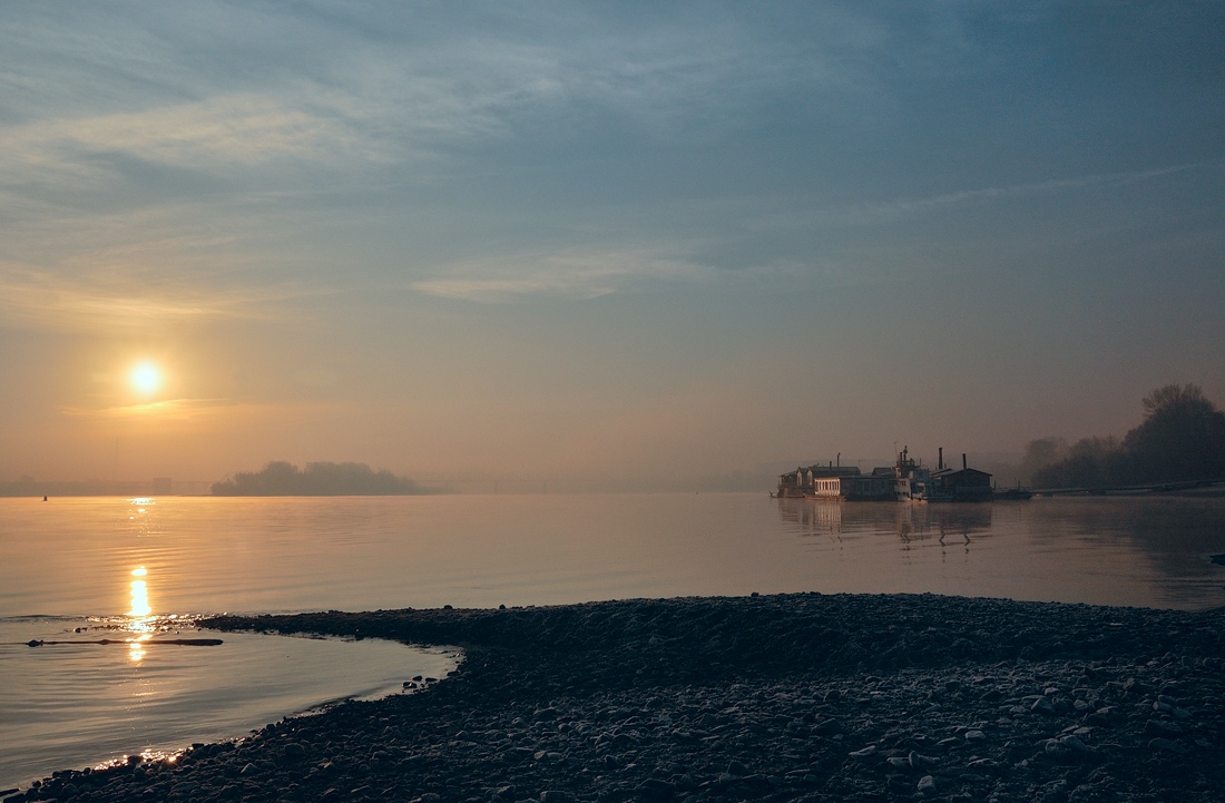 фото "Утро реки" метки: пейзаж, вода, закат