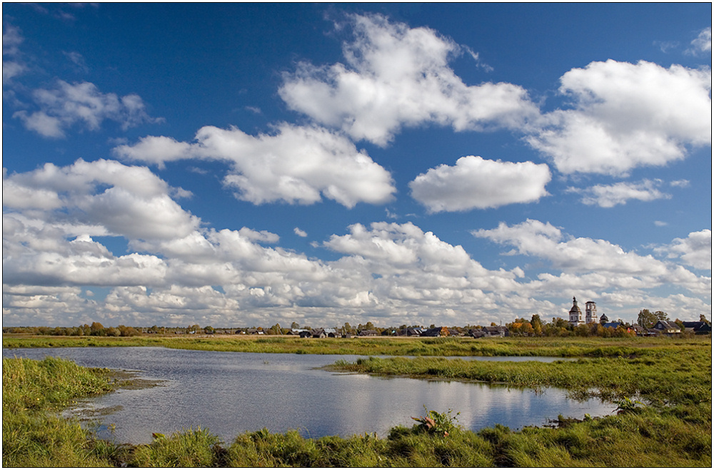 photo "Cloudy the Vologda area" tags: landscape, autumn, clouds