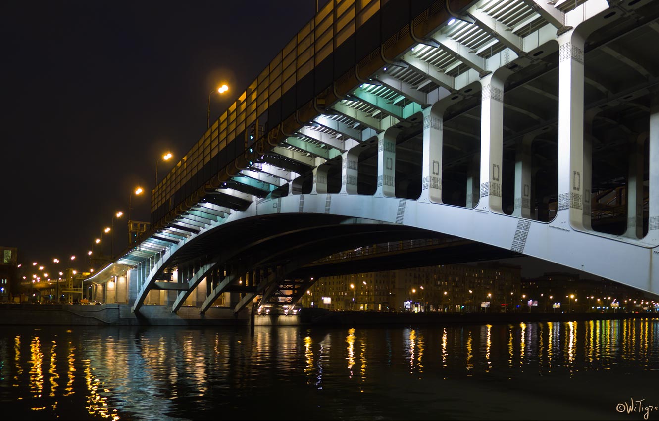 photo "Bridge over the night" tags: architecture, city, landscape, 