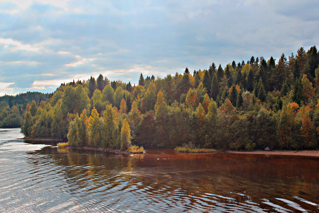 photo "Svir in the September sunshine." tags: landscape, travel, water