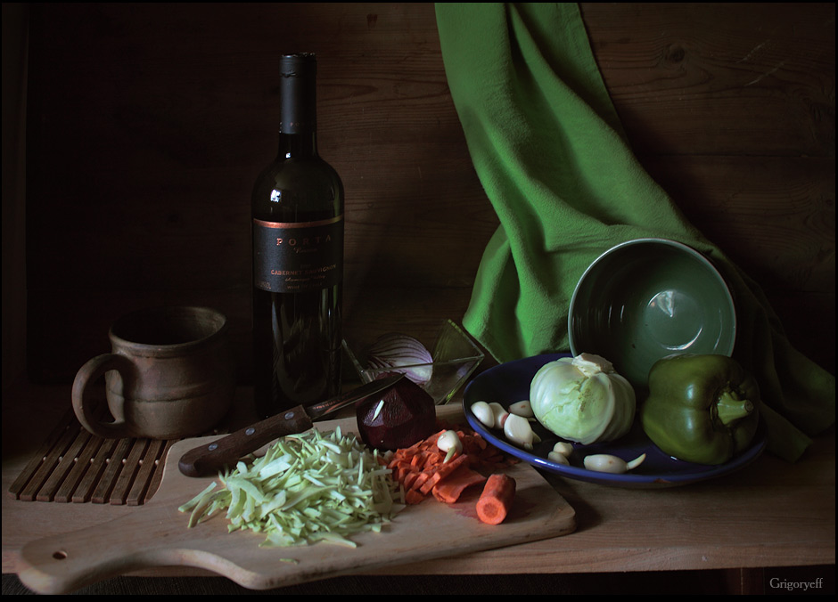photo "Still life with a green towel" tags: still life, 