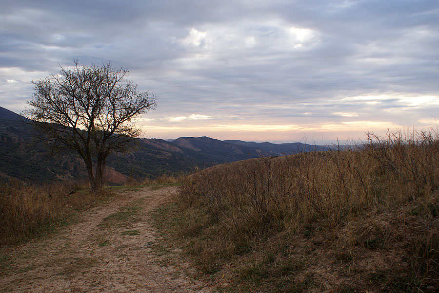 фото "Вечерняя дорога" метки: пейзаж, горы, закат
