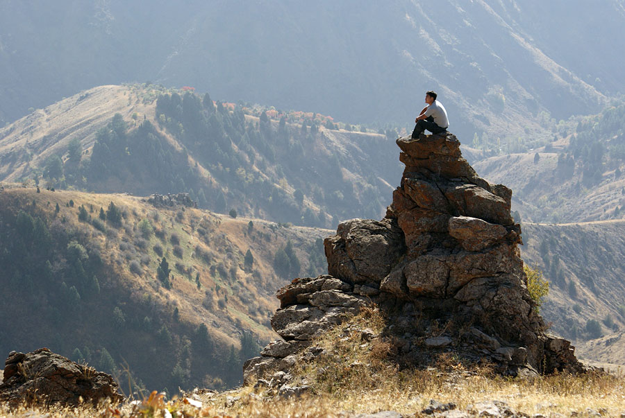 фото "Хозяин горы" метки: пейзаж, горы, осень