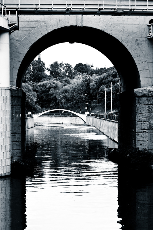 photo "Two bridges" tags: city, 