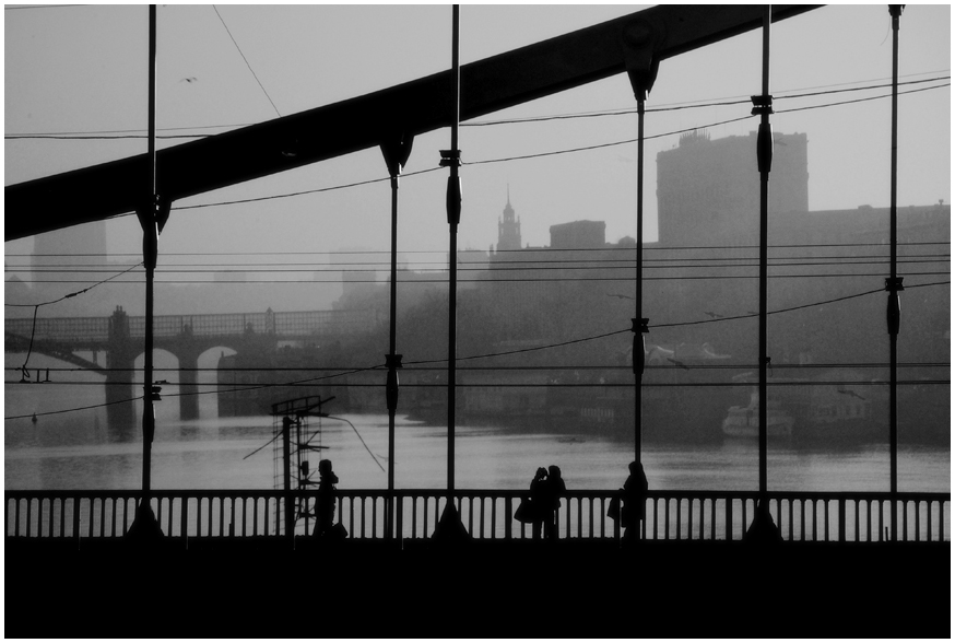 photo "Bridges of Moscow" tags: montage, misc., 