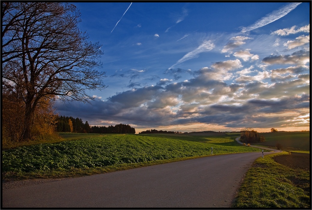 photo "***" tags: landscape, autumn, sunset