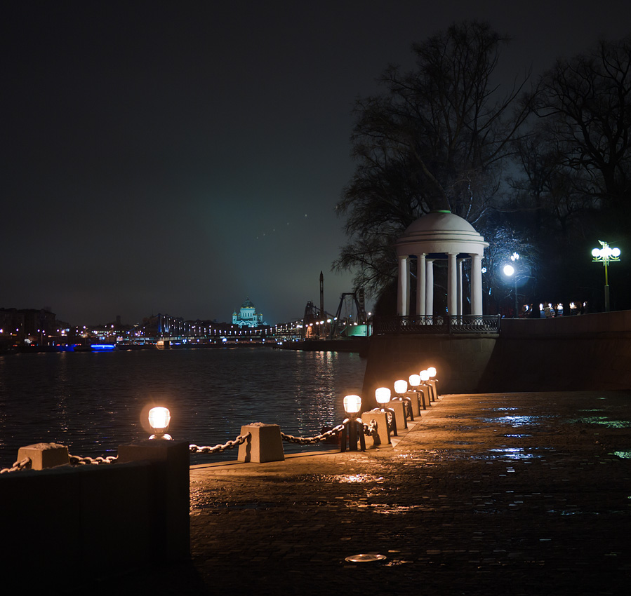 photo "Walking in the evening" tags: landscape, night