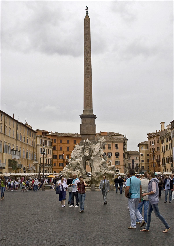 photo "Rome. Fountain of Four Rivers" tags: architecture, travel, landscape, Europe