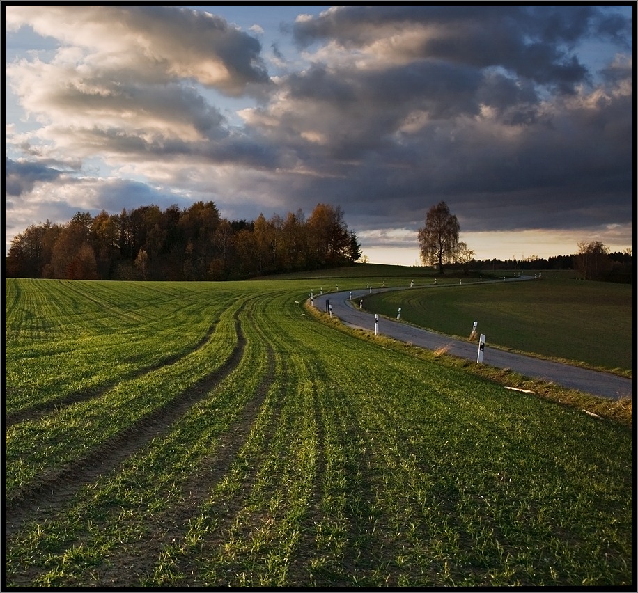 photo "Roads" tags: landscape, autumn, sunset